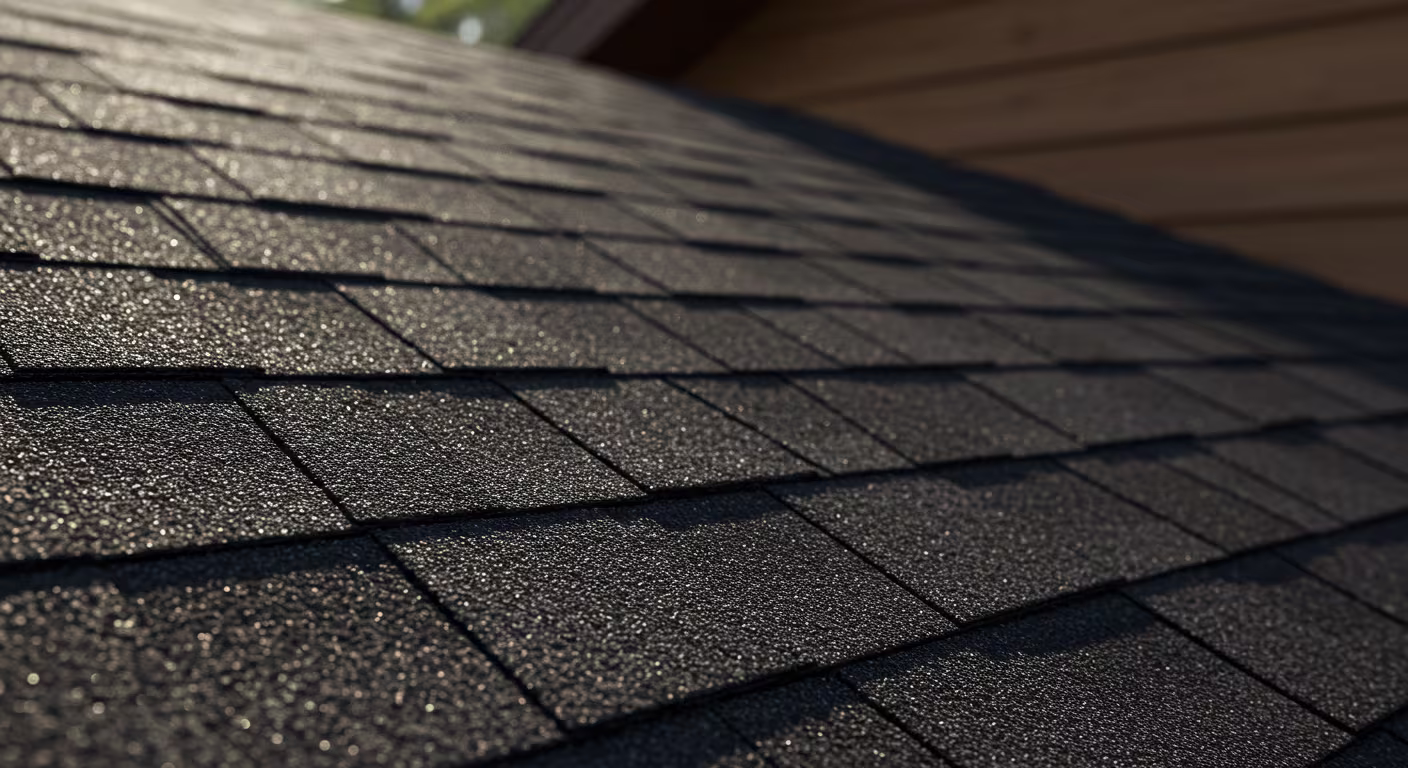 A brownstone roof repaired by Robinhood Roofing, a claims consulting project.