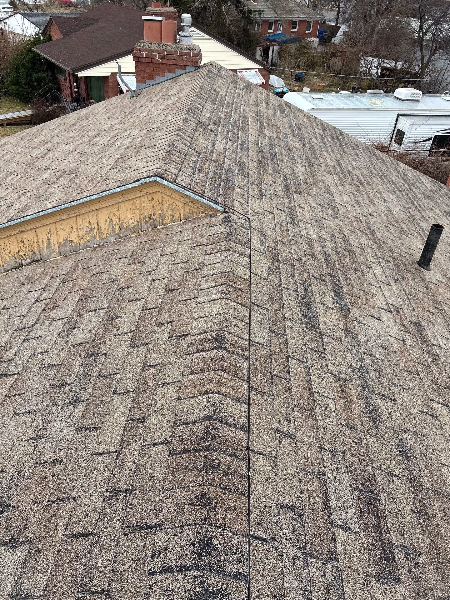 Storm Damage Restoration - Before